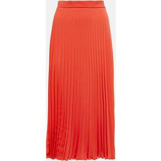 MM6 Maison Margiela Pleated crÃªpe midi skirt - red - XXS