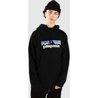 Patagonia P-6 Logo Uprisal Hoody Hoodie Herrer størrelse XXS farve sort