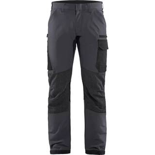 Blåkläder 1422 Service Buks 4-vejs stretch / Service Arbejdsbuks 4-vejs stretch - D92 - Mellemgrå/Sort