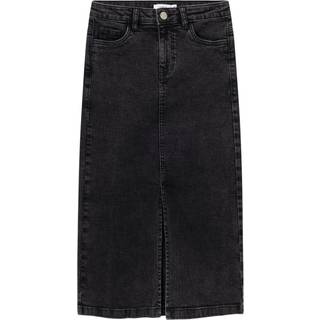 Name It Dark Grey Denim Maxi Nederdel
