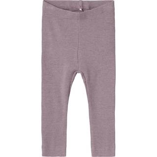 Name It Elderberry Melange Rib Leggings - Str. 1m 56cm