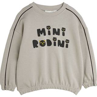 Mini Rodini Mini Rodini Cats Sweatshirt Grey 92/98 cm  Grå  92/98 cm  Unisex