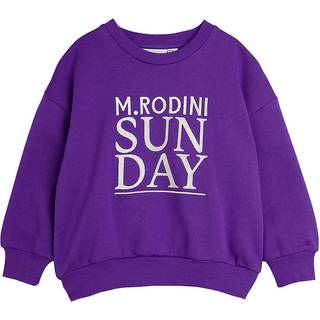 Mini Rodini Søndag Sweatshirt Purple 116/122 cm  Lilla  116/122 cm  Unisex
