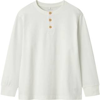 NAME IT Langærmet Bluse Steffen Cloud Dancer