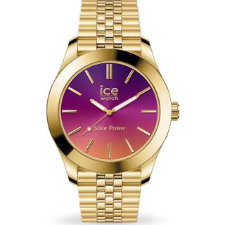 Ice-Watch 023792 Damenuhr ICE Steel Solar S Gold Night Pink