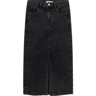 Name It Dark Grey Denim Maxi Nederdel