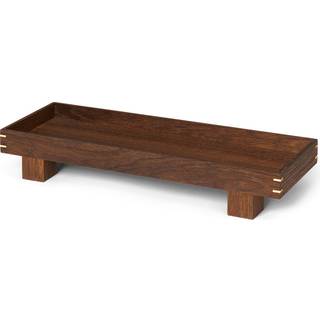 Ferm Living Bon træbakke X-Small Smoked oak