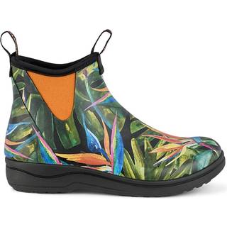 Green Comfort Rain Women gummistøvler, flower paradise-42
