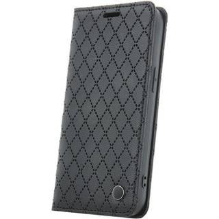 Stilfuldt etui til iPhone 16 Pro Max med kortholder og foldbart stativ - Sort