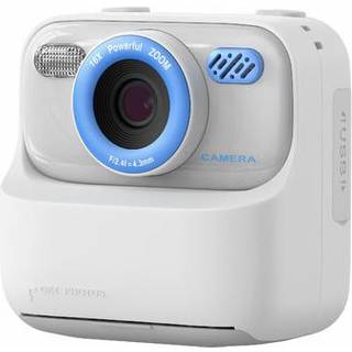 P79 Instant Print-kamera til børn - Dobbelt objektiv, 1080P, 32GB - Hvid
