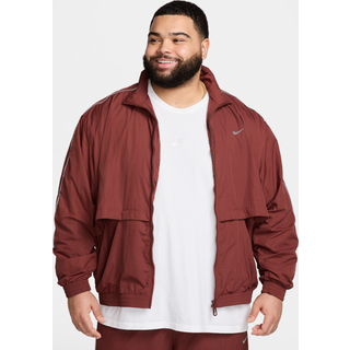 Windbreaker Nike Sportswear Solo Swoosh Men&#39;s Woven Track Jacket Dark Pony/ White S - White - S