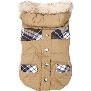 Tartan Hundeparka - Størrelse 30