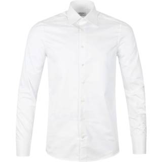 Stenströms Hvid Skjorte i twill | Herre |Herreskjorter | Slimline | Størrelse: 39 | Hvid | Solid | Lange Ærmer