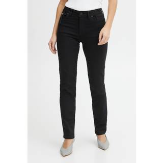 Pulz Jeans PZKAROLINA HW Jeans Straight - Sort - Str 29/30 - Damer