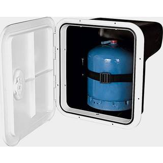 Beholder til gasflaske Nuova Rade Top Line Container for Gas Bottle, 370 x 390 x 270 mm, hvid, Passer til gasflaske 2012 (2 kg)