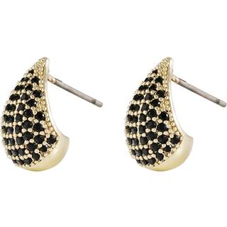 Snö Of Sweden Naomi Drop Earring Gold/Black
