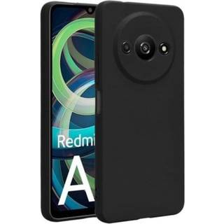 Bagcover til Xiaomi Redmi A3 4G (Global) - Sort
