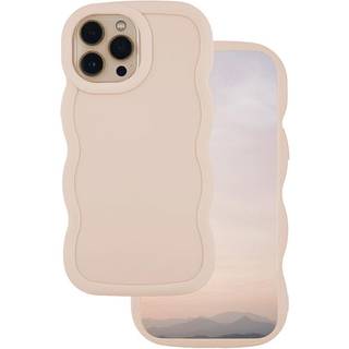Candy Curly bagcover til iPhone 16 Pro - Beige