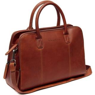 The Chesterfield Brand Cow Wax Pull Up Layton Håndtaske cognac