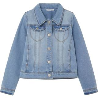 Langærmet Denimjakke