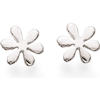 Scrouples - Sølv øreringe med blomst til børn - 150902