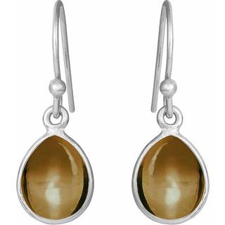 Susanne Friis Bjørner Øreringe - SFB - Ørekrog med røgkvarts - 5249-1-108