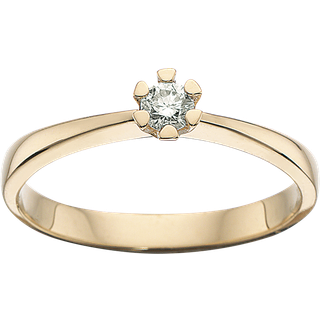 Scrouples Ring - Vida - Guld ring med diamant 0,10ct - 7813,10