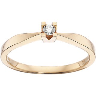 Scrouples Ring - Kleopatra - 14 karat guld ring med 0,05ct diamant - 7135,05