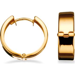 Scrouples - 8 karat guld creoler med klik lås - 12653