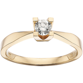 Scrouples Ring - Kleopatra - 14 karat guld ring med 0,25ct diamant - 7135,25