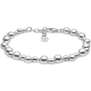 Mads Z - Embedded Ball sølv armbånd - 2150084