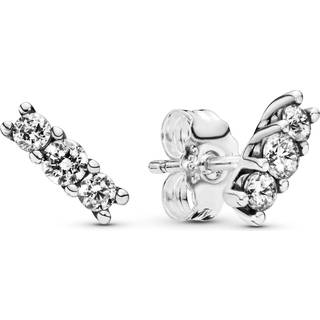 Pandora - Funklende ørestikker med zirkonia sten - 290725cz