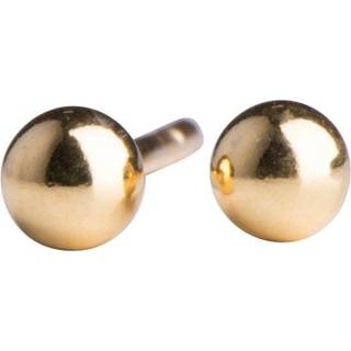 Nordahl - Sølv forgyldt ørestikker med 2 mm kugler - 30252335900