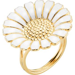 Lund Copenhagen - Marguerit ring i forgyldt, 25 mm - 907025-m