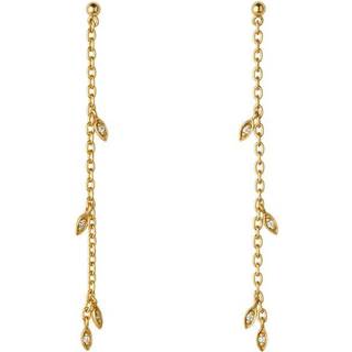 byBiehl - Jungle Ivy string ørestik i forgyldt - 4-3111a-gp