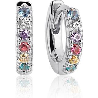 Sif Jakobs - Ellera øreringe i sølv med multifarvede sten - e1066-xcz