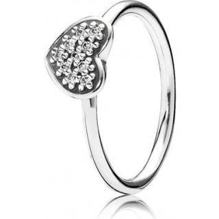 Pandora - Sølvring med hjerte - 190890cz