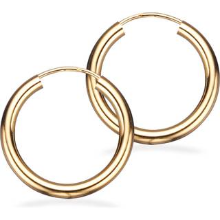 Scrouples - 8 karat guld øreringe, 20mm - 1203
