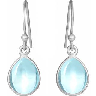 Susanne Friis Bjørner Øreringe - SFB - Ørehængere med syntetisk topas - 5249-1-186