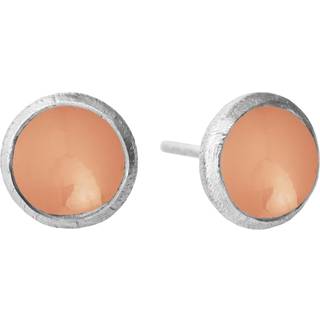 Susanne Friis Bjørner Øreringe - 5062-1-124 - Øreringe med fersken månesten