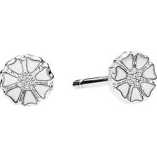 Lund Copenhagen - 5mm Margurite øreringe i sølv - 909050-4-h
