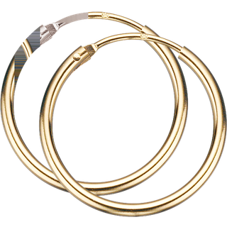 Scrouples - Creoler i forgyldt sølv, 1,5x20mm - 193622