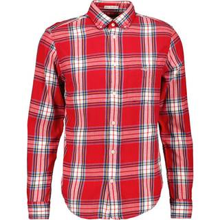 GANT Regular Flannel Check Shirt Ruby Red