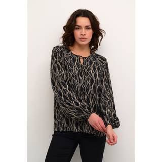 Kaffe KAdunora Bluse - Sort - Str 34 - Damer