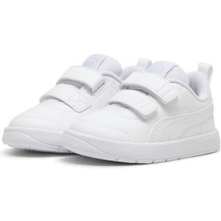 PUMA Courtflex V3 Sneakers Toddlers, Shoes, White/Silver Mist, 20