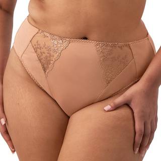 Elomi Zarla High Leg Brief - Beige - X-Large