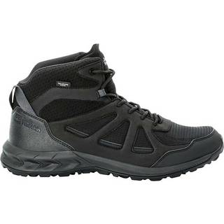 Jack Wolfskin Men's Woodland 2 Texapore Mid Black, 45.5