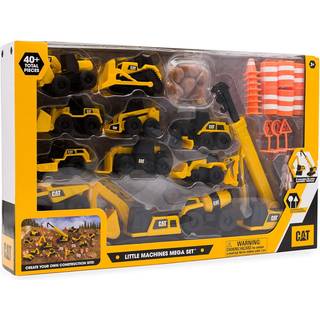 CAT Little Machines Mega Set Anlægsmaskiner og tilbehør - 41 dele