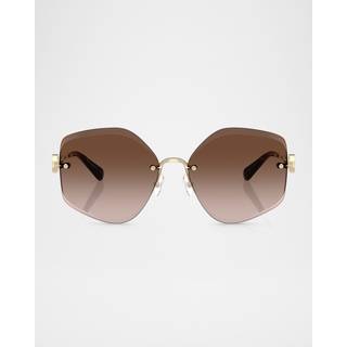 Tory Burch TY6111 334913 58 Solbriller Kvinder Guld - Bright Light Gold - 58mm