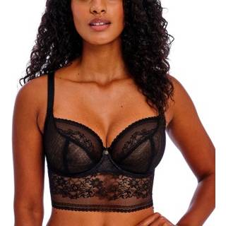 Freya Sydnie Underwired Longline Bra - Black - E 60